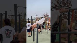 Bro didn’t expect that #workout #fitness #motivation #calisthenics #reaction #youtube