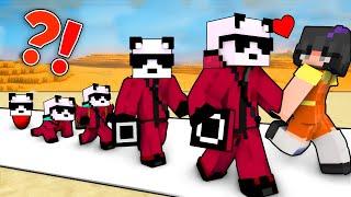 RAHUL Squid Game Soldier Guard Life Cycle with Doll in Minecraft!