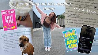 getting out of a reading slump! 🫶️(mood reading + tips & tricks)