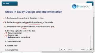 1-4: Statistics: How to plan a statistical study