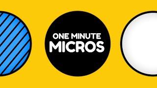 One Minute Micros - Micropolis Trees