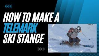 Telemark Skiing Technique | How to Make a Telemark Ski Stance