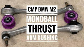 How to Install BMW M2 M3 M4 Thrust Arm Monoball Spherical Bushings - BMW OG F87 M2