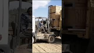 Как вам такой вариант погрузчика!?