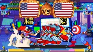 Marvel VS Capcom - Jeff (USA) VS (USA) C.S [mvsc] [Fightcade] マーベルvsカプコン