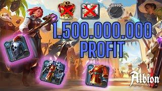 Making 1.5 BILLION without PREMIUM, FOCUS and SPEC - Albion Online Crafting