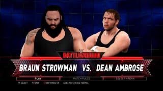 WWE 2K17 PS3 - Braun Strowman VS Dean Ambrose [2K][mClassic]