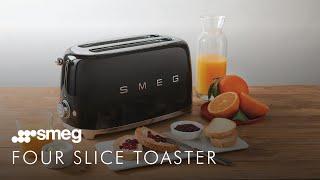 50's Retro Style Four Slice Toaster | Smeg TSF02