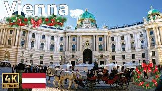 Vienna 4K - Christmas Walking Tour ️