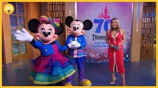 Mickey and Minnie celebrate Disneyland's 70th anniversary