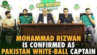 PCB Chairman Mohsin Naqvi opening statement as Rizwan is confirmed as Pakistan white-ball captain