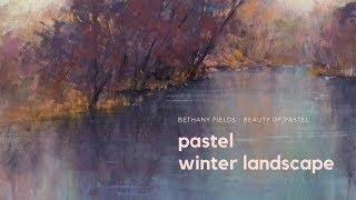 Pastel Winter Landscape  - Time-lapse with Bethany Fields