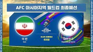 [월드컵최종예선] 이란 VS 대한민국 4차전 H/LㅣAFC 아시아지역 월드컵 최종예선