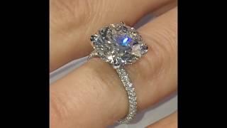 5.50 ct Round Diamond Engagement Ring