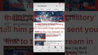 showed out to INYOURFACEG GOING TO HIS CHANNEL IN THE DESCRIPTION GO SUBSCRIBE TO HIM