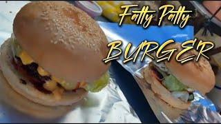 FATTY PATTY BURGER @TISA FOOD PARK | #fattypatty #yummyburger || KC Cablao