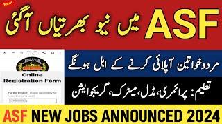 Asf jobs 2024 online apply || Today jobs in pakistan 2024 || Jobs in pakistan 2024 || Pak Jobs Ghazi