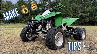 TIPS AND TRICKS TO MAKE MONEY SELLING ATVS AND DIRT BIKES