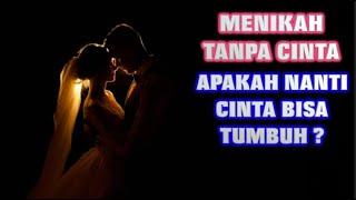 MENIKAH TANPA CINTA ? CINTA AKAN TUMBUH ?