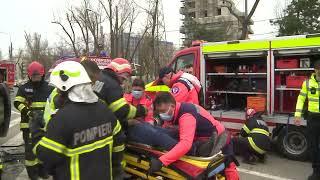 Accident cu victimă încarcerată în stațiunea Mamaia - Stiri Dobrogea TV