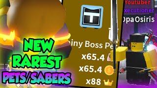 *NEW* RAREST PETS AND SABERS! FALL UPDATE! - Roblox Saber Simulator