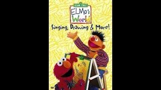 Opening To Elmo's World Singing Drawing & More 2000 DVD