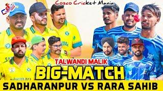 Rara Sahib(Naag & Blacky & Kala) Vs Sadharanpur(Dr & Parveen & Danny) Cosco Cricket Mania