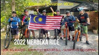 Merdeka Cycling - Ijok Kampung Masjid VIA Air Putih Waterfall towards Sumpitan Glamping