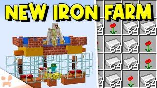 MINECRAFT 1.20 IRON FARM TUTORIAL | New, Easy, Efficient