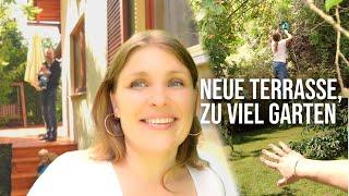 Neue Terrasse und Gartentour: Vlog in Schulend-Hektik