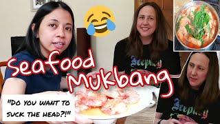 OUR FIRST MUKBANG VLOG | SINIGANG NA HIPON WITH MOMMY | RicarikzeS