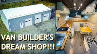 MY VAN BUILDING SHOP TOUR #vanlife