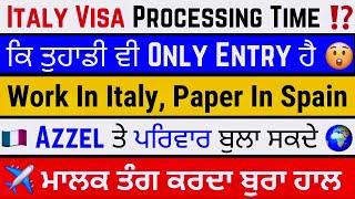  New Italy Visa Rule! ⏰ Processing Times + Immigration Q&A️