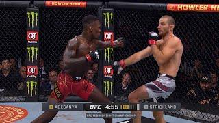 С ОДНОГО УДАРА! Полный Бой Исраэль Адесанья vs Шон Стрикленд UFC 293