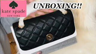 UNBOXING!! KATE SPADE NATALIA FLAP SHOULDER BAG 2022 #bagcollection