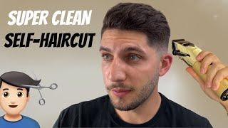 SUPER CLEAN Skin Fade Self-Haircut Tutorial | How To Cut Your Own Hair