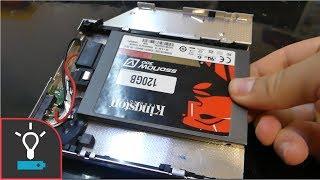 ️ Adapting A Second SSD/HDD For Laptop using Recycled Parts (Spanish)