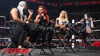 "Miz TV" with PaigeCharlotteBecky: Raw, Aug. 24, 2015