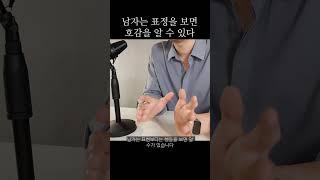 남자는 표정을 보면 호감을 알 수 있다