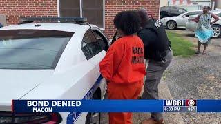 Bond denied for woman charged in Macon murder investigation