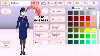 WOW HOW TO UNLOCK “AIR HOSTESS” ️|| SAKURA SCHOOL SIMULATOR || NEW TUTORIAL VIDEO️