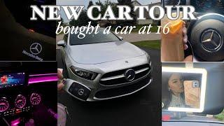 BUYING A MERCEDES AT 16 | car tour! | Analeigha Nguyen