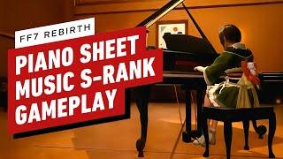 FF7 Rebirth: All Piano Sheet Music S-Ranked Gameplay