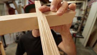 Making simple plywood shelves - How to cut accurate lap joints