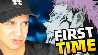 First Time Watching Anime - JUJUTSU KAISEN S1 EPISODE 1 (REACTION)