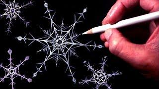 How to Draw Snowflakes