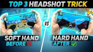 Top 3 Oneshot Headshot Trick For M1887 & Desert Eagle | New Secret Headshot Trick In Free Fire