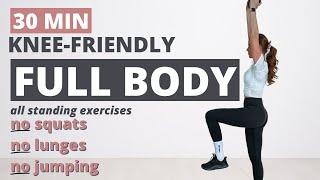 30 MIN Knee Friendly Full Body Dumbbell STANDING Workout | NO Squats, NO Lunges, NO Jumping