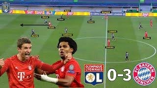 How Gnabry and Muller Exposed Lyon's 3-5-2 | Lyon vs Bayern Munich 0-3 | Tactical Analysis