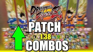 ALL the new COMBOS from the DBFZ PATCH